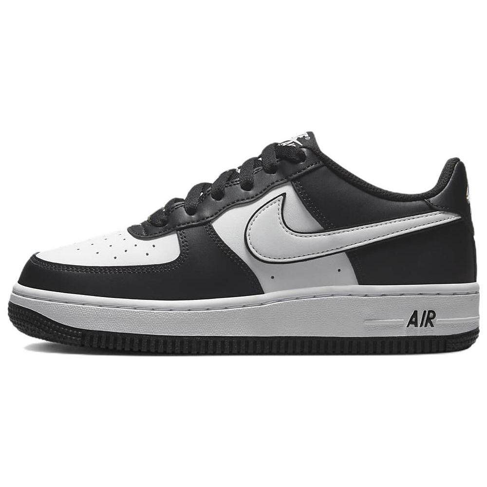 New Nike Air Force 1 Low LV8 2 White Swoosh Panda GS DV1621-001
