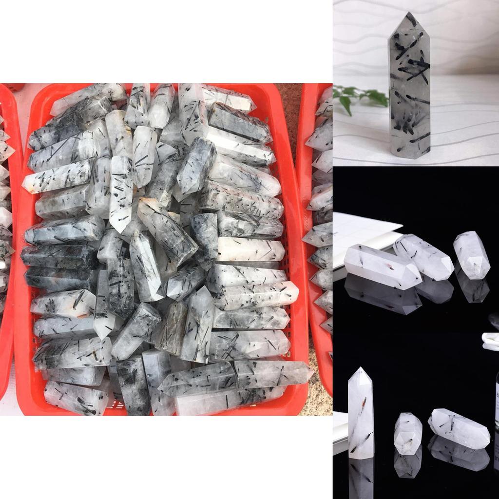 Unique Natural Black Tourmaline Crystal Obelisk Quartz Point Healing Decor Perfect For Spiritual Growth