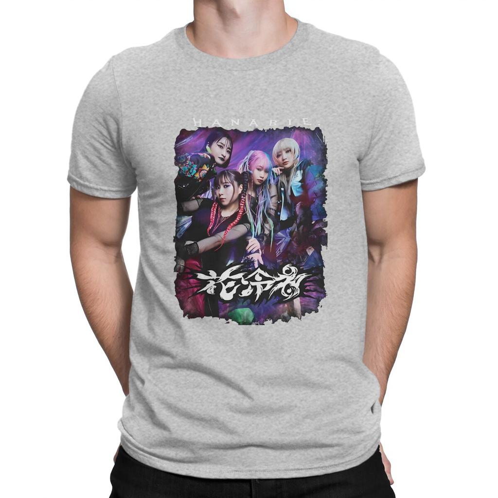BAND Men TShirt Hanabie Crewneck Short Sleeve Fabric T Shirt Funny High Quality Birthday Gifts