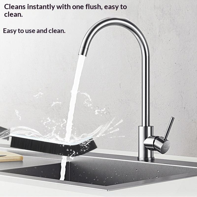 2Pcs Durable Grout Bristle Cleaner Brush For Kitchen Tile Toilet Dead Angle Joints Hard Shower Floor Line Gap Cleaning Brush
