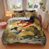 3pcs Disney DuckTales Scrooge McDuck Quilt Set - Soft and Comfortable Bedroom, Guest Room and Dorm Decor Bedding Set 1 Quilt Cover + 2 Pillowcase