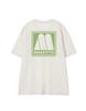 MAKEITTO [Square Logo] Crew Neck Tee_Cream