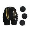 Black Sports Skiing Skating Snowboarding Shorts Hip Protective Bottom Padded for Ski & Roller Skate & Snowboard Hip Protection
