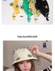Japanese Style Cute Frog Fisherman Bucket Hat - Large Head Summer Sun Protection