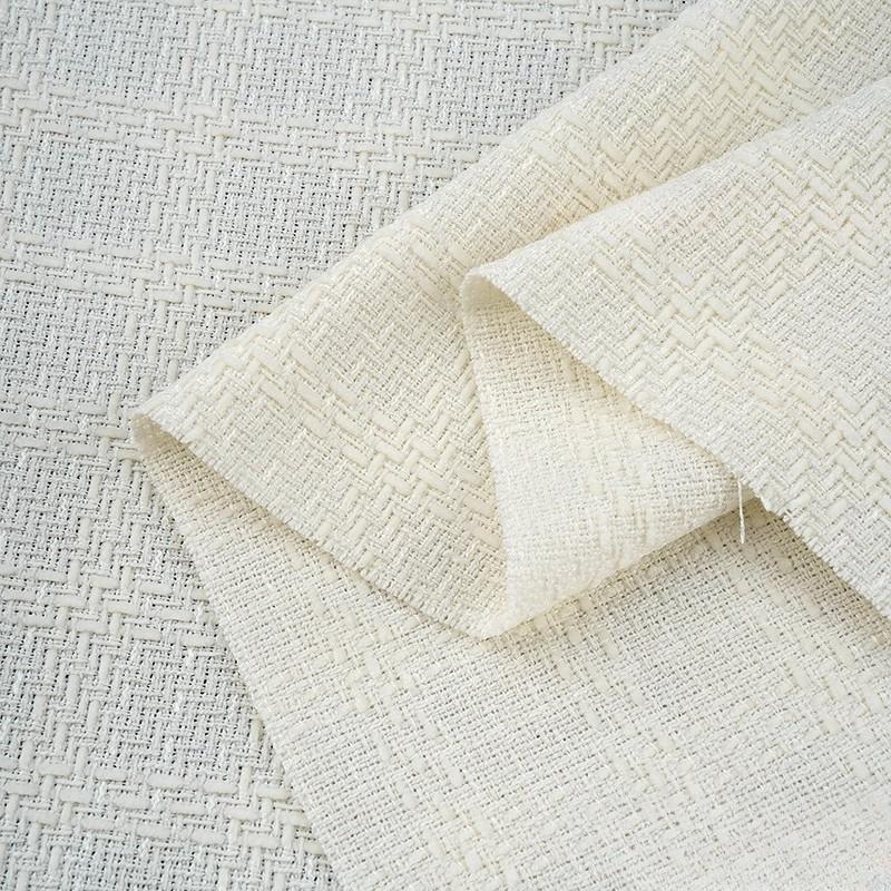 Woolen Tweed Plaid Chenille Fabric Woven Small Fragrant Fabric DIY Elegant Fashion Coat Skirt Designer
