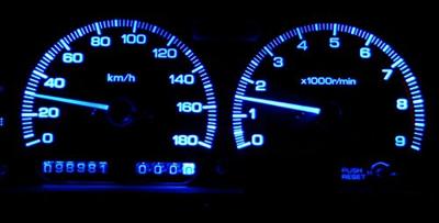 LED Set for Meters Luxurious Blue SPRINTER_TRUENO / COROLLA_LEVIN Ultra-diffused [Color] AE86-LB
