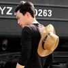 Wide Brim Western Cowboy Hat UV Protection Jazz Hat Fashion Straw Cap  Outdoor