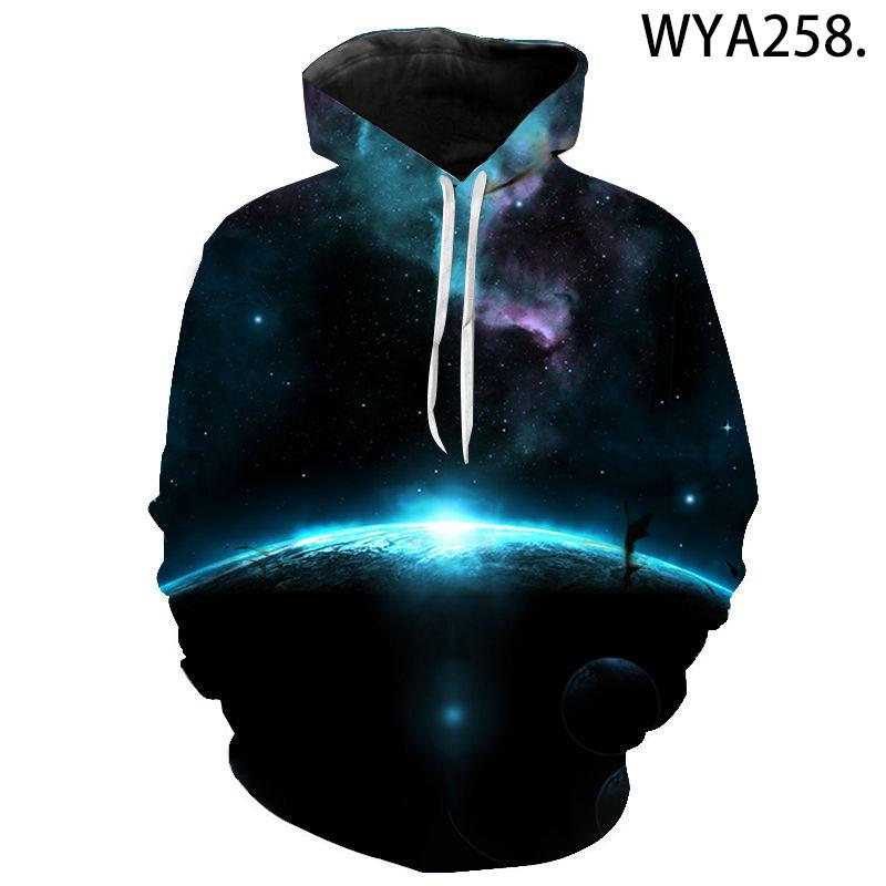 New Casual Hoodie, Space Planet 3d Diy Printed Super Cool Pattern Men's And Women's Pullovers, Street Fashion Children's Tops
