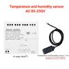 DC 7-32V  Tuya Smart WiFi 4 Channel Relay With Temperature Humidity Sensor Passive Dry Contact Switch Alexa Alice Compatible