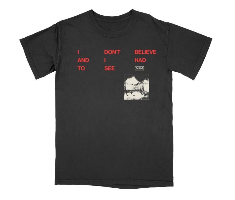 Nine Inch Nails CBH Lyric Tee Came Back Haunted Lyrics T-shirt Comfort Colors S разноцветный