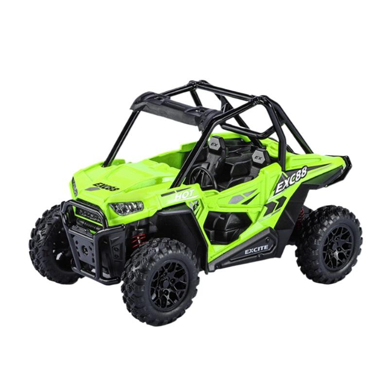 

1/24 масштаб сплава Bombardier ATV спортивный мотоцикл модель литые металлические игрушки пляжный вездеход внедорожный мотоцикл модель звук и свет детские подарки красный