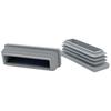 Internal Cap for Profile Post Roof 50x25 20 PCS GRAY
