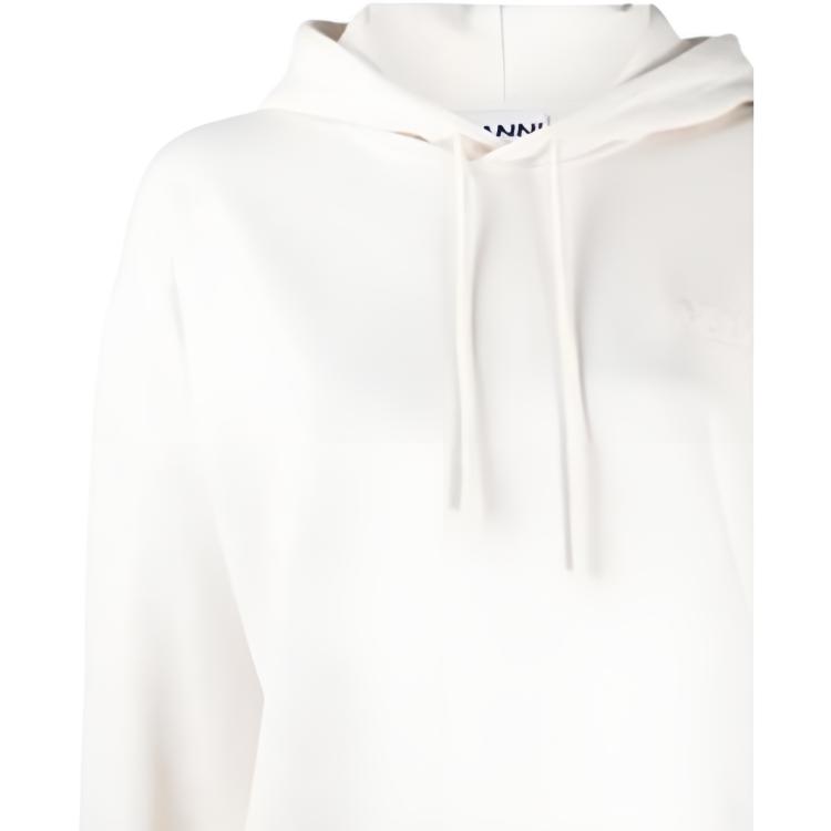 Ganni Logo Embroidered Hoodie Women hoodies T2773-135