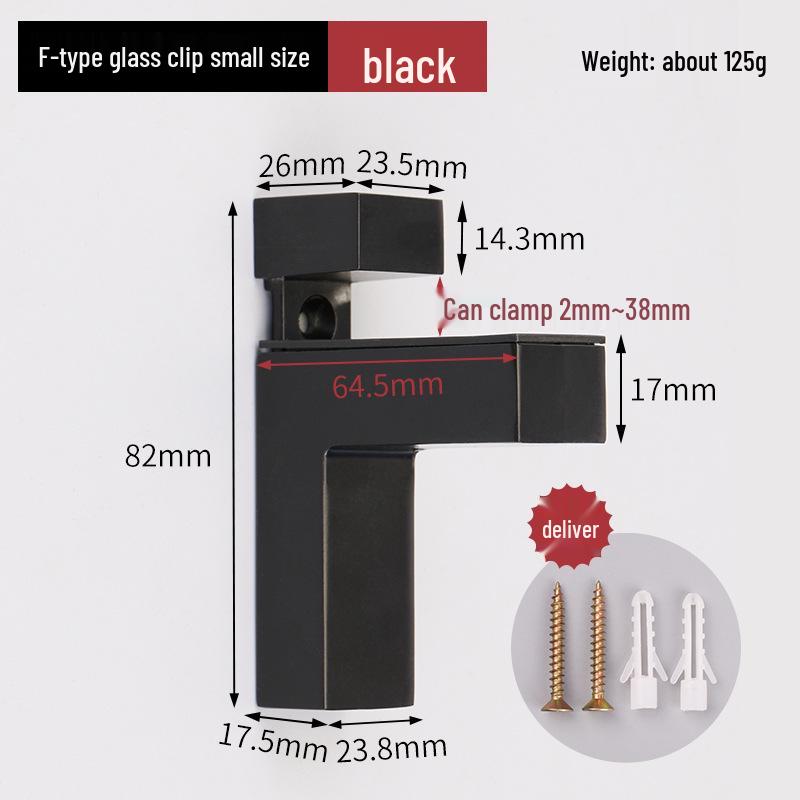 Adjustable Glass Shelf Clip Support Bracket