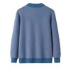Stylish Thickened Wool Stand-Up Collar Cardigan for Middle-aged & Elderly Moms – Autumn/Winter Loose Zipper Knit Sweater Coat