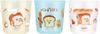 Skater Baby Practice for 4 Months and for Gargling and Tooth BCUP1AG Cup, Cup, 60ml, Up, Antibacterial, Brushing, 3-pack, "Bread Thief" Design,