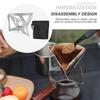 1 Set Stainless Steel Coffee Filter Holder Home Outdoor Camping Folding Portable Coffee Drip Rack Dripper