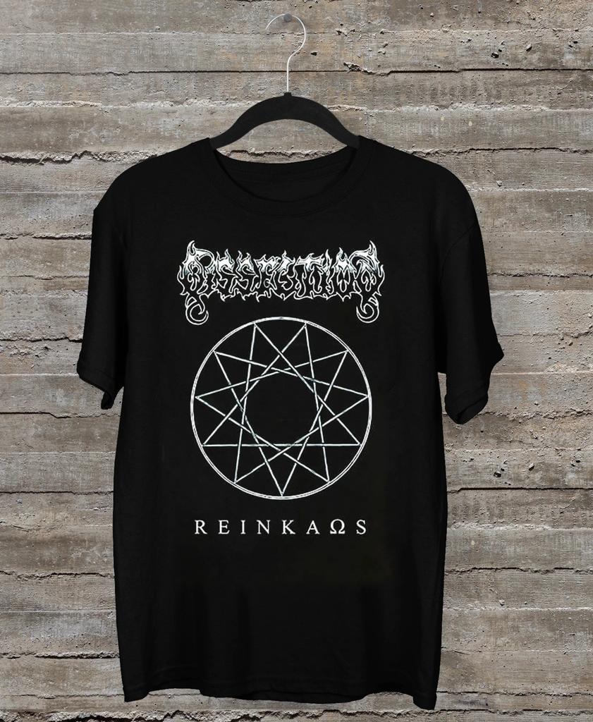 NEUES Seltenes Dissection Band Kurzarm Schwarz Alle Größen Unisex Hemd MI933