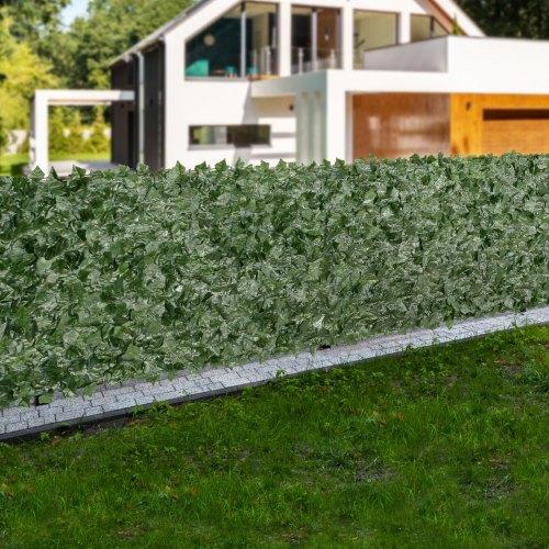 VEVOR Ivy Privacy Fence, 990 x 2490 mm Artificial Green Wall Screen, Greenery Ivy Fence with Mesh Cloth Backing and Strengthened Joint