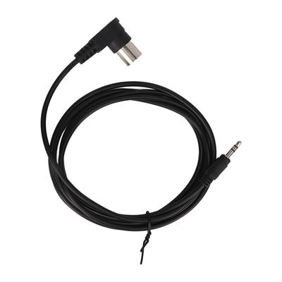 Cable de 3,5 mm a DIN de 8 pines Profesional Codo de 90 grados Cable convertidor de 3,5 mm a DIN de 8 pines para Musical