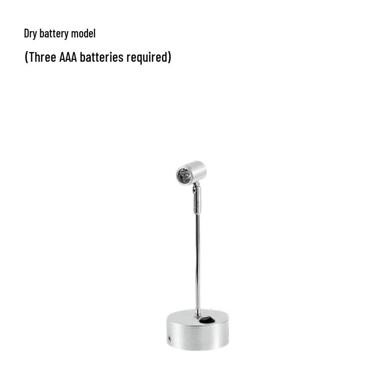 LED Batteriebetriebener Schmuckstrahler für Straßenstände und Schreibtische - Kabelloses Laden