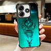 Geometry Dash Game Plating Phone Case For Xiaomi Redmi Note 14 15 Pro Plus 13 12 11 11S 11T 10 9S 9 5G Anti-Fall Airabag Cover