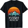 Yosemite Tee Retro Sunset Mountains Yosemite T-Shirt
