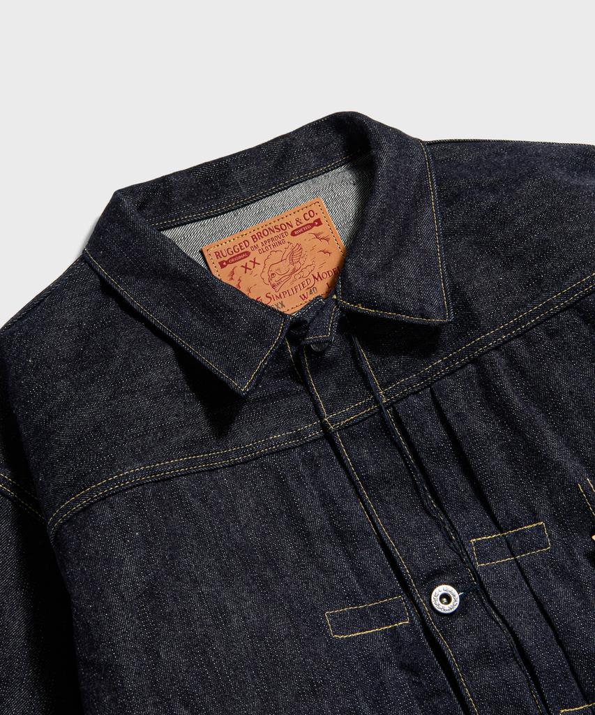 Bronson S806Xx 1943 War Simplified Model 1St Selvedge Denim Jacket