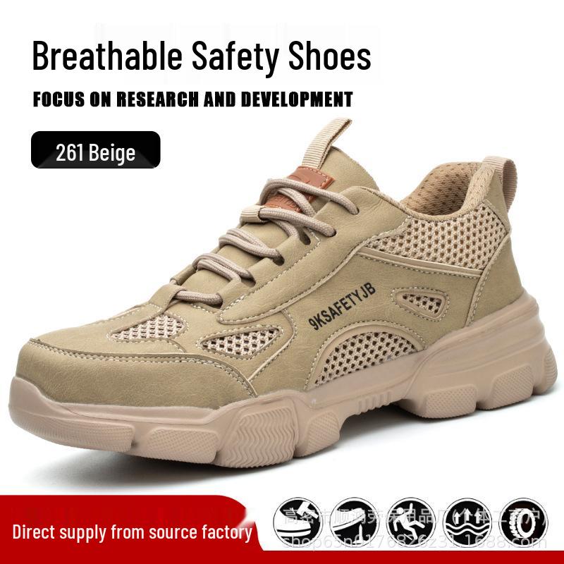 All-Season Steel Toe Cap Safety Shoes: Anti-Smash, Anti-Puncture, and Slip-Resistant Work Shoes for Comfortable Protection.