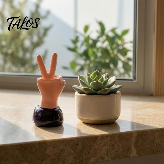 Personalized Car Ornament Solar Powered Finger Shaking Decor, Creative Dashboard Ornament, Funny Figure Swinging Figurine for Desk Office, Cute
