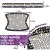 10PCS Car Door Handle Bling Rhinestones Stickers Universal Auto Door Handle Scratch Cover Guard Protective Film Pad With Safety Reflective Strips