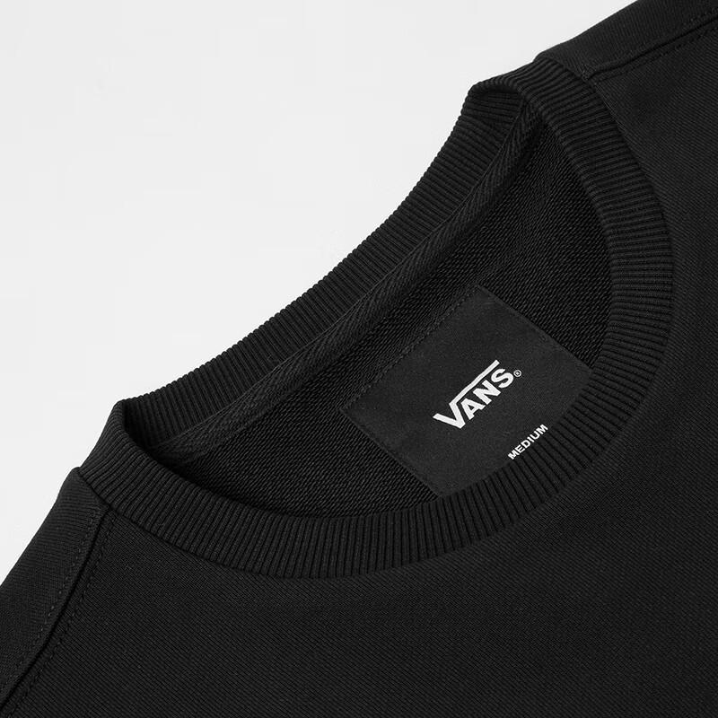 Vans Pullover Crewneck Skateboard Logo Long Sleeve Sweatshirt Unisex sweatshirt Black VN000P35BLK