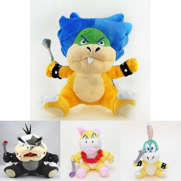 Adorable Koopalings Super Mario Bros 7" Koopa Plush Toy Ideal Kids Gift Usa Seller