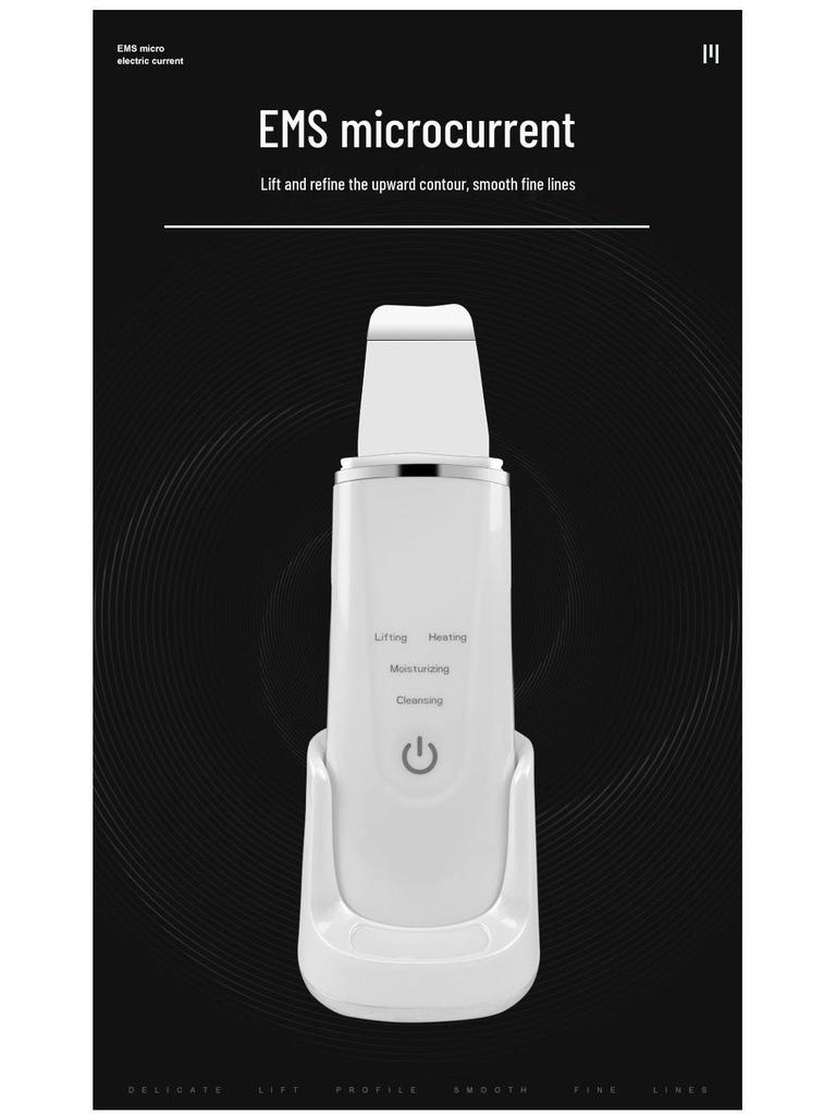 Ultrasonic Skin Scrubber & Blackhead Remover with Iontophoresis