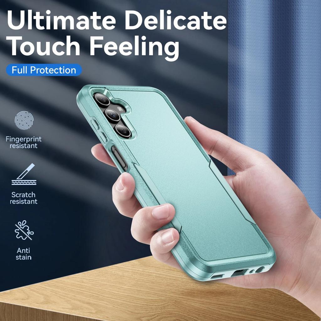 Matte Feeling Strong Handyhülle für Samsung Galaxy S24 Plus S23 Ultra S22 S21 FE S20 5G Fallschutz Rückseite