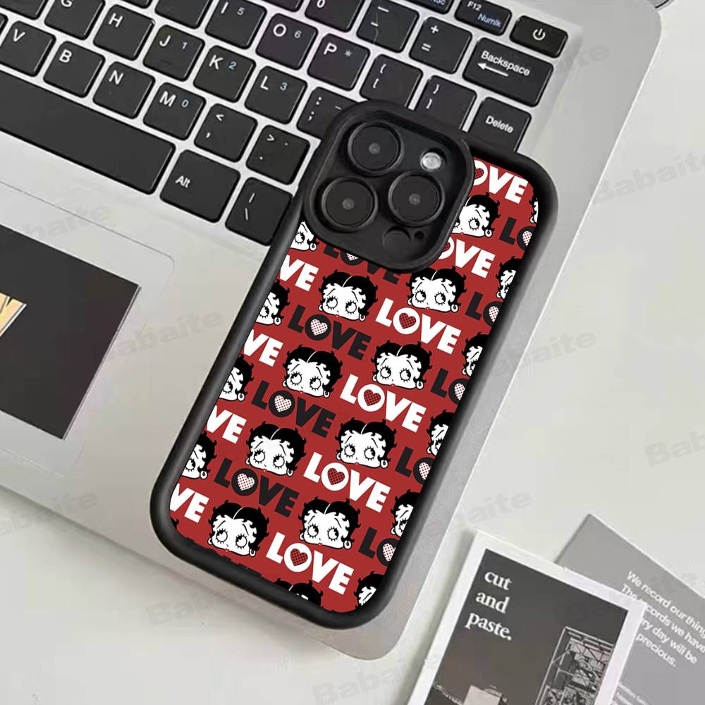 

Sexy Girl B-Betty Boop Phone Case For IPhone 17 16 15 14 13 Pro Max Plus 12 11 Cover iPhone 15