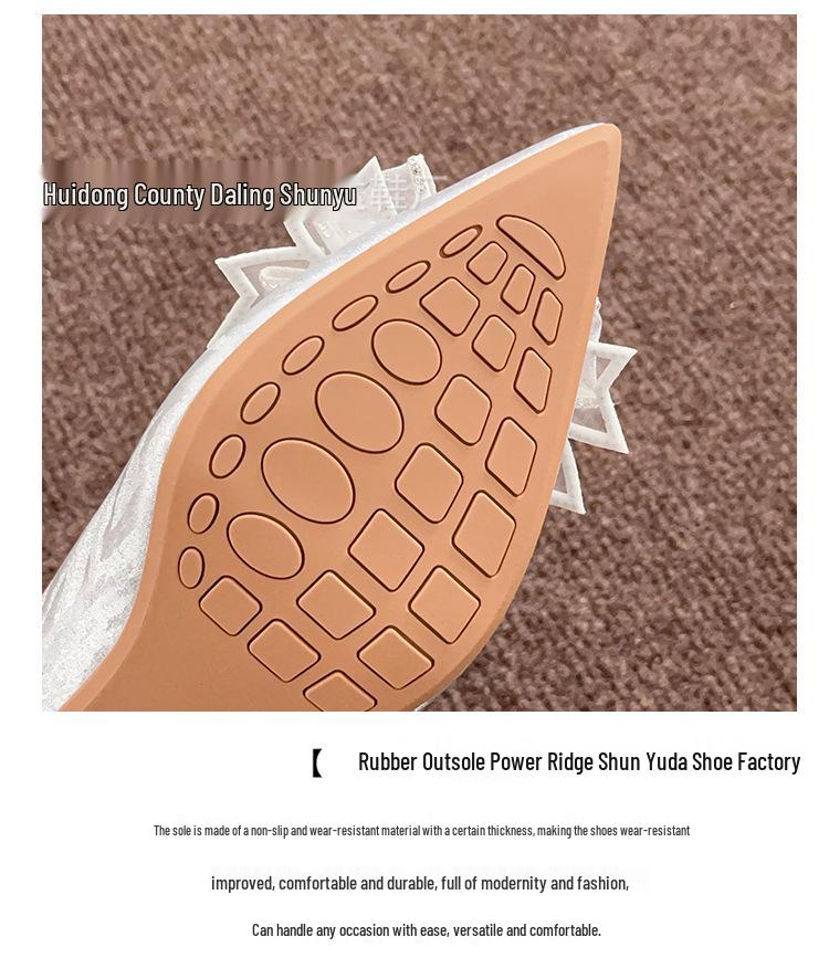 French Wedding Bridal Stilettos 2025: Xiuhe Two-Way High Heels for Evening or Bridal Dress