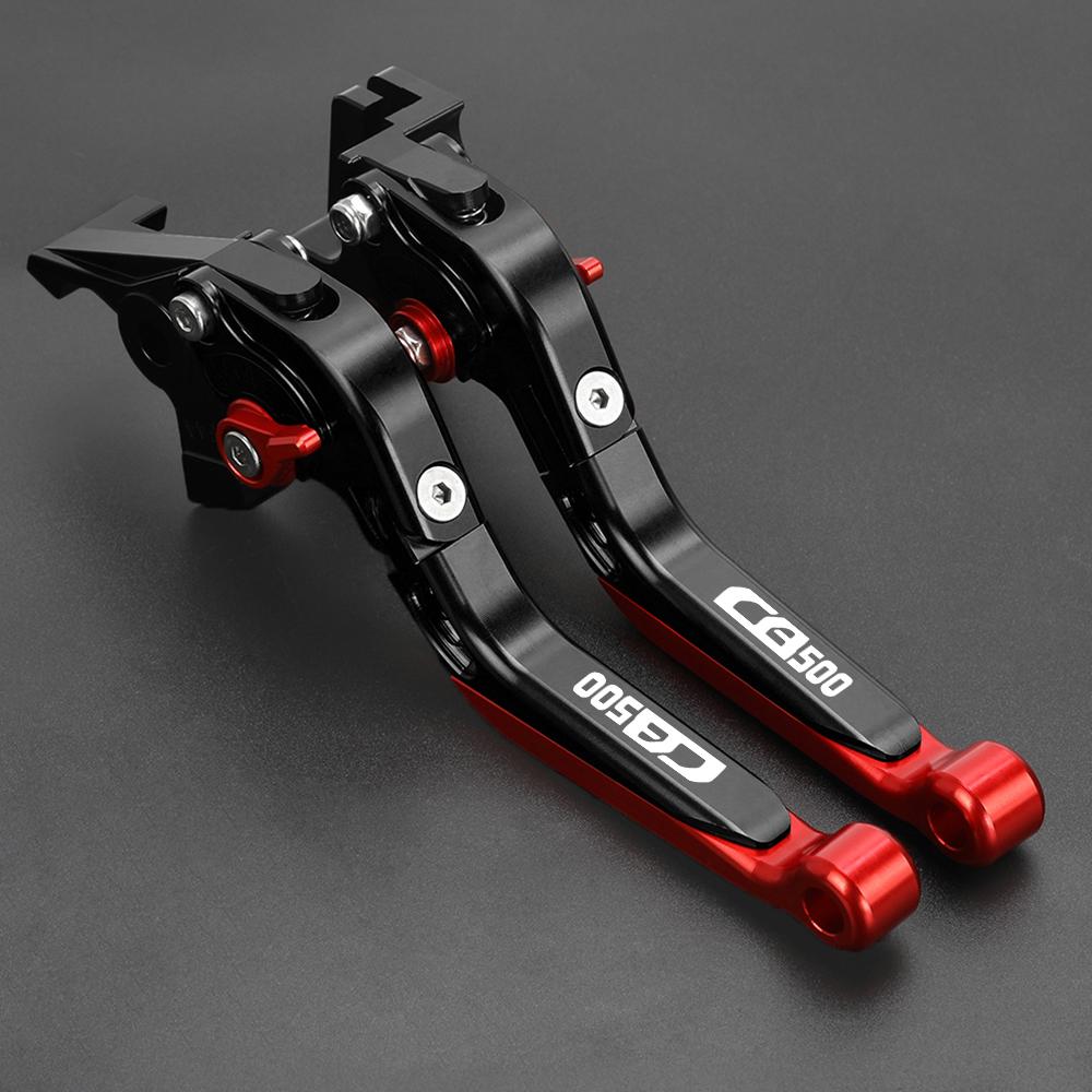 Motorcycle CNC  Adjustable Extendable Folding Brake Clutch Levers Handle Grips For HONDA For Honda CB500 CB 500 1994 1995