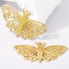 5pcs Gold Color Pvd Stainless Steel Witch Knot Snake Blood Moon Pendants For Jewelry Making Supplies DIY Keychain Earrings Charm