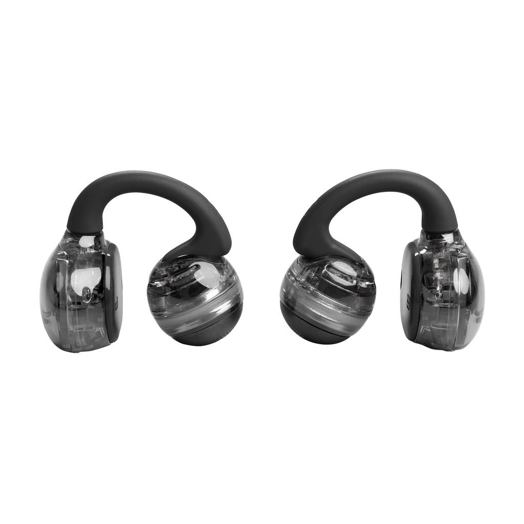 JBL Soundgear Clips True Wireless Earphones Open-Ear Ear Cuff Bass Boost Fast Charging Multi-Point IP54 Dust Water Resistant Bluetooth 5.4 Black