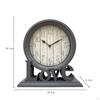 Classic Wooden Mantel Clock for Elegant Home Decor