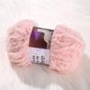 1 Roll 50g Fluffy Skin-frendly Crochet Thread Polyester Clear Texture Knitting Cotton Yarn Clothing Accessories
