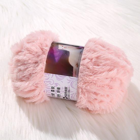 1 Roll 50g Fluffy Skin-frendly Crochet Thread Polyester Clear Texture Knitting Cotton Yarn Clothing Accessories