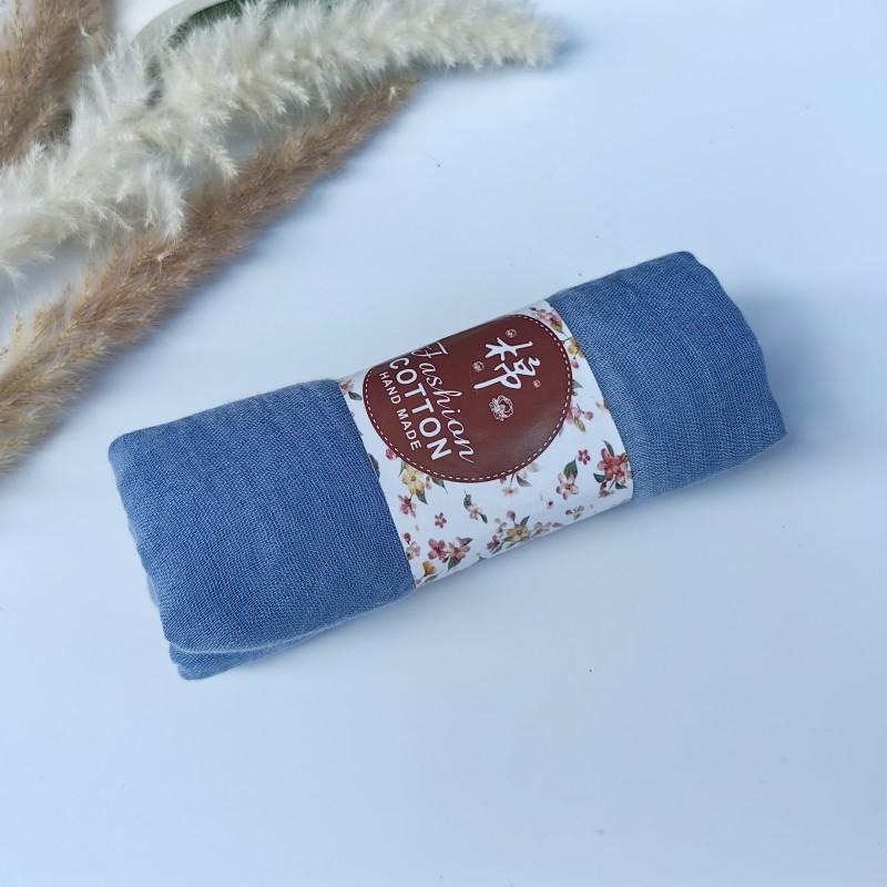 Monochrome Cotton And Linen Scarf, Beard Headscarf, Crumpled Scarf, Shawl, One Piece Will Be Sent On Behalf Of Wj01.