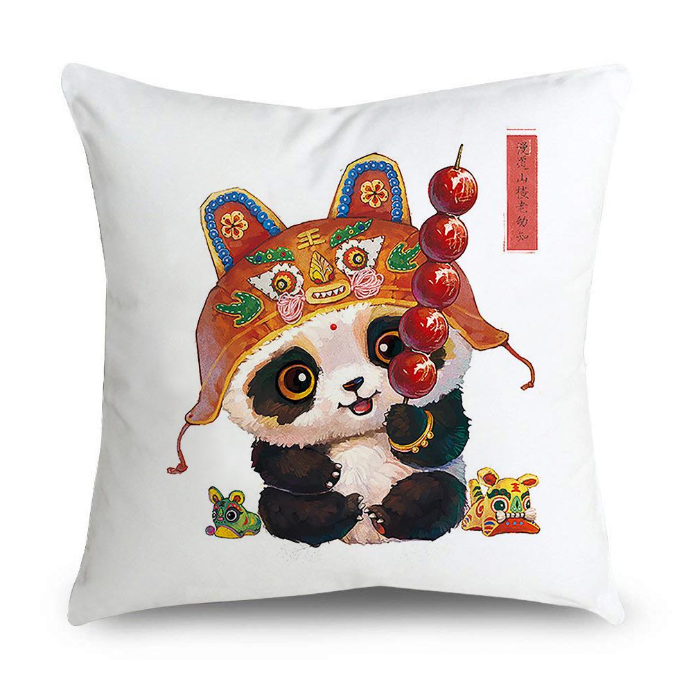 Drăguț Panda Scaun Canapea Față de Pernă Decorare Dormitor Husă Pernă Decorare Canapea Acasa Față de Pernă