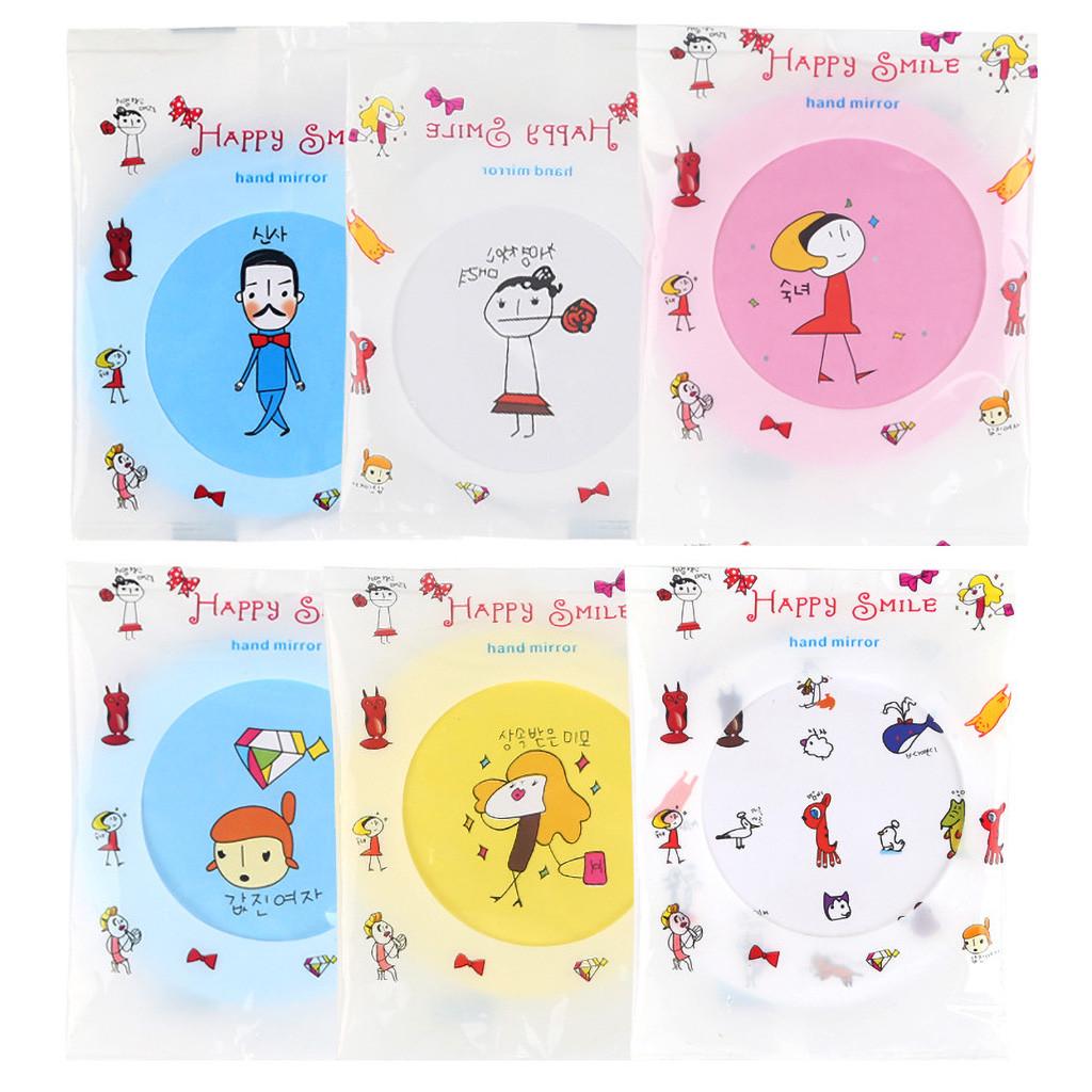 

Мини-портативное маленькое зеркало Маленькое круглое зеркало для макияжа Симпатичное зеркало для макияжа разноцветный