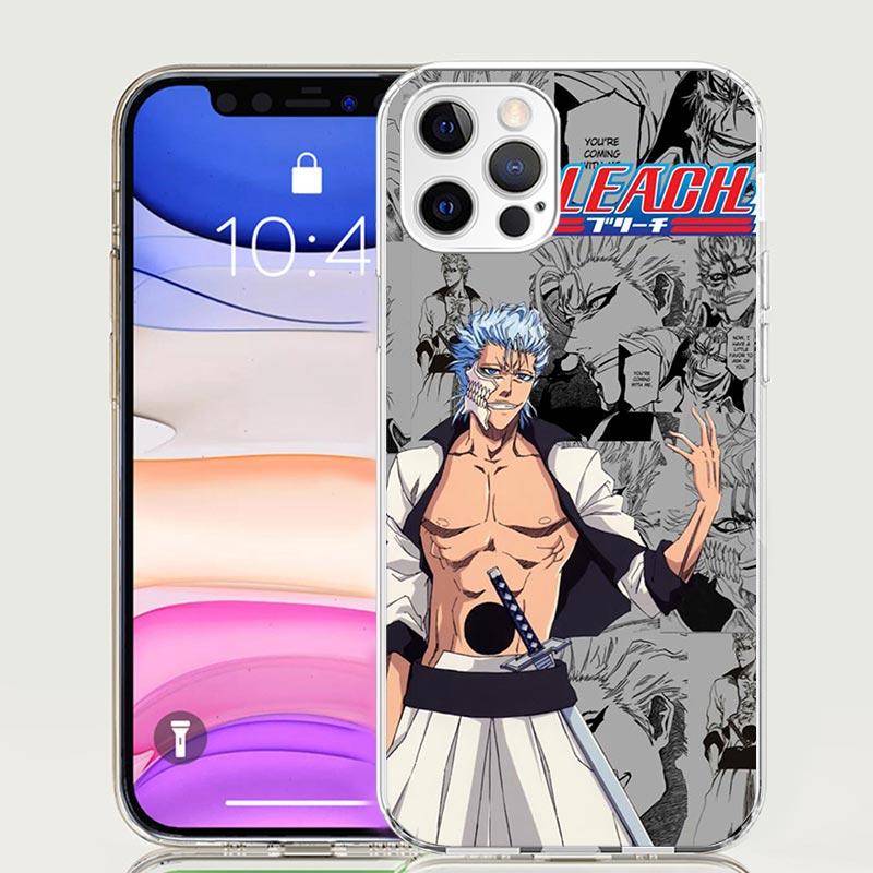 Bleach Grimmjow Phone Case For Apple iPhone 17 Air 16 15 Plus 14 + 13 Mini 12 11 Pro Max 7 8 SE 16Max Soft Shell Cover Coque 17