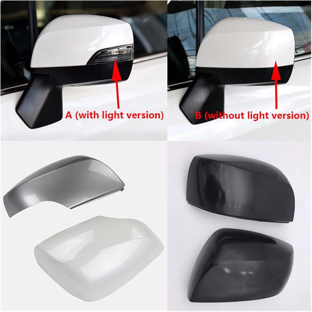 Compatible For Subaru Outback 2015-2018 XV 2013-2016 Lagecy Forester Impreza WRX STI Car Outside Rearview Door Side Mirror Cover Cap Lid (Color : B