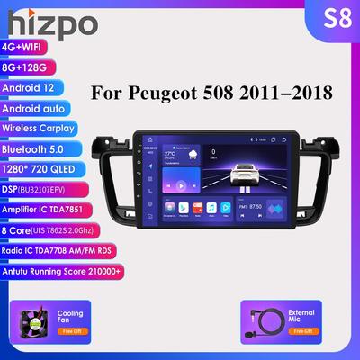 4G Auto Stereo Radio Video Multimedia Player Monitor für Peugeot 508 508SW 2011-2018 Android Auto Navi GPS Autoradio Head Unit BT Intelligente Bildschirm