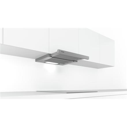 Bosch | Hood | Dft63Ac50 Series 4 | Energy Efficiency Class D | Telescopic | Width 60 Cm | 368 M³/H | Mechanical | Silver | Led